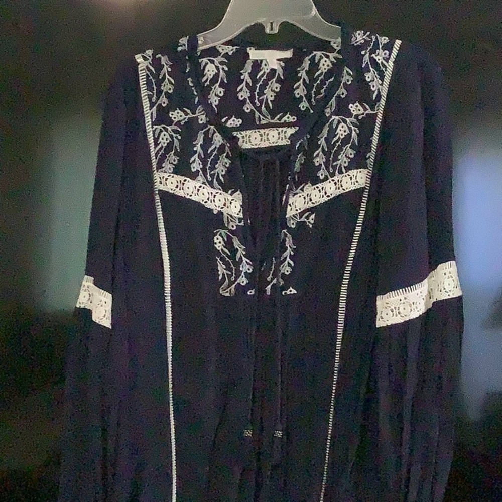 Long sleeve blouse